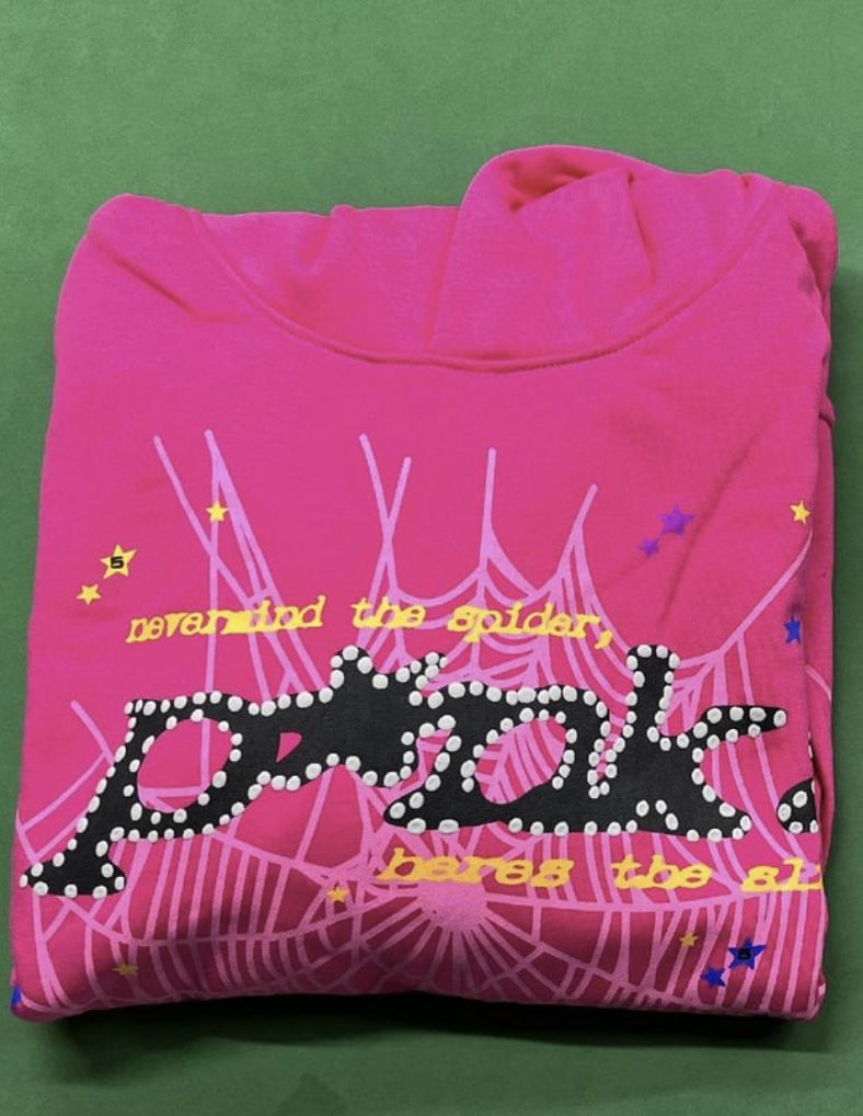 Pink Spider Hoodie