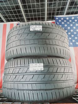 ✅ 2 USED TIRES 315/35ZR21 HANKOOK VENTUS S1 EVO3 SUV  Low Profile Street Performance Tire for High-Output Trucks SUV 315/35R21 Street/Sport Truck 