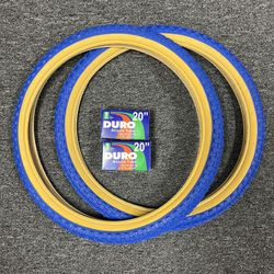 20x1.75”  Blue  Gum Duro Bmx Tires $25Pair With Tubes