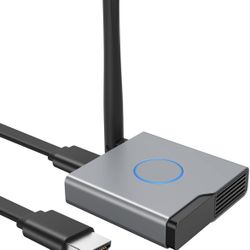 Wireless HDMI Display Dongle Adapter, Wireless Receiver, Streaming Media Video/Audio/File HDMI Wireless Extender from Laptop, PC, Smartphone to HDTV P
