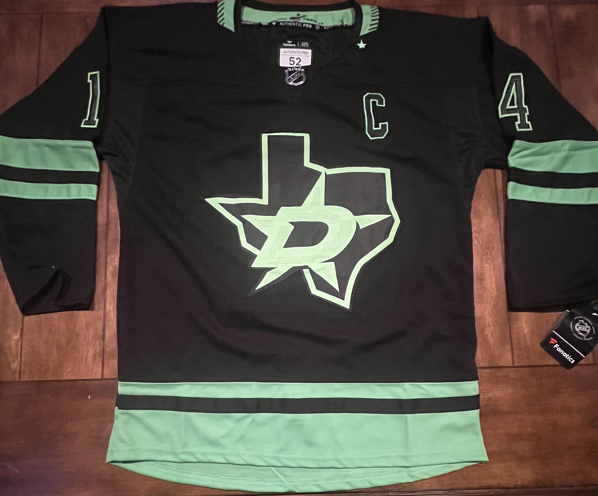 Jamie Benn Black Dallas Stars Alternate Black/Green Jersey Adult (52) L