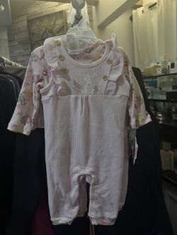 Little Begging Jumpsuit, Bodysuit &Headband, 3-6 Months /3 Pc Set