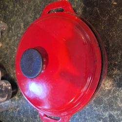 10 Quart Enaml Coated Cast Iron Dutch Oven