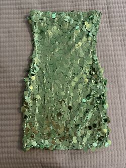 Cason Couture Sequin Mini Dress XS