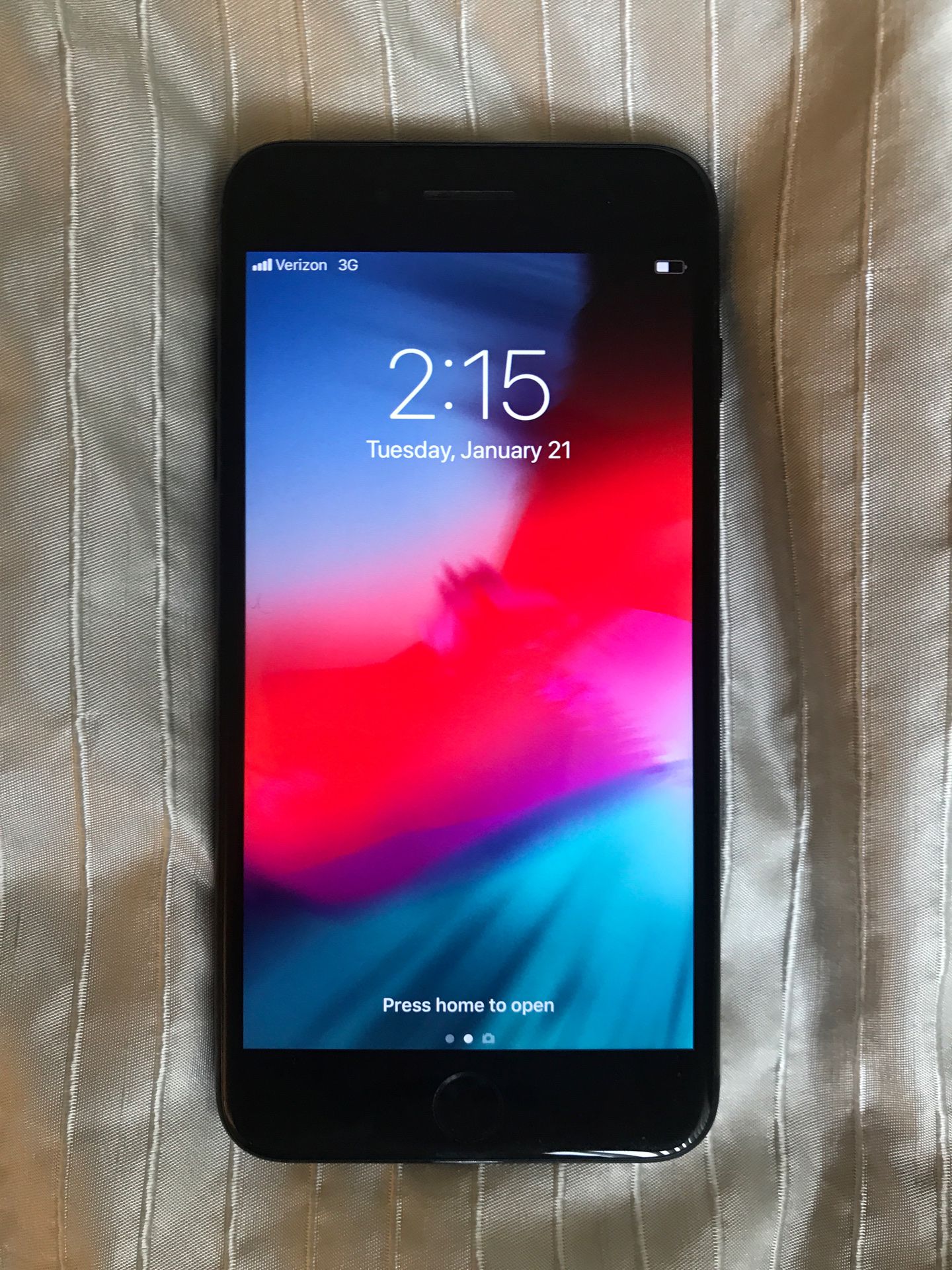Unlocked matte black iPhone 7+ 32gb