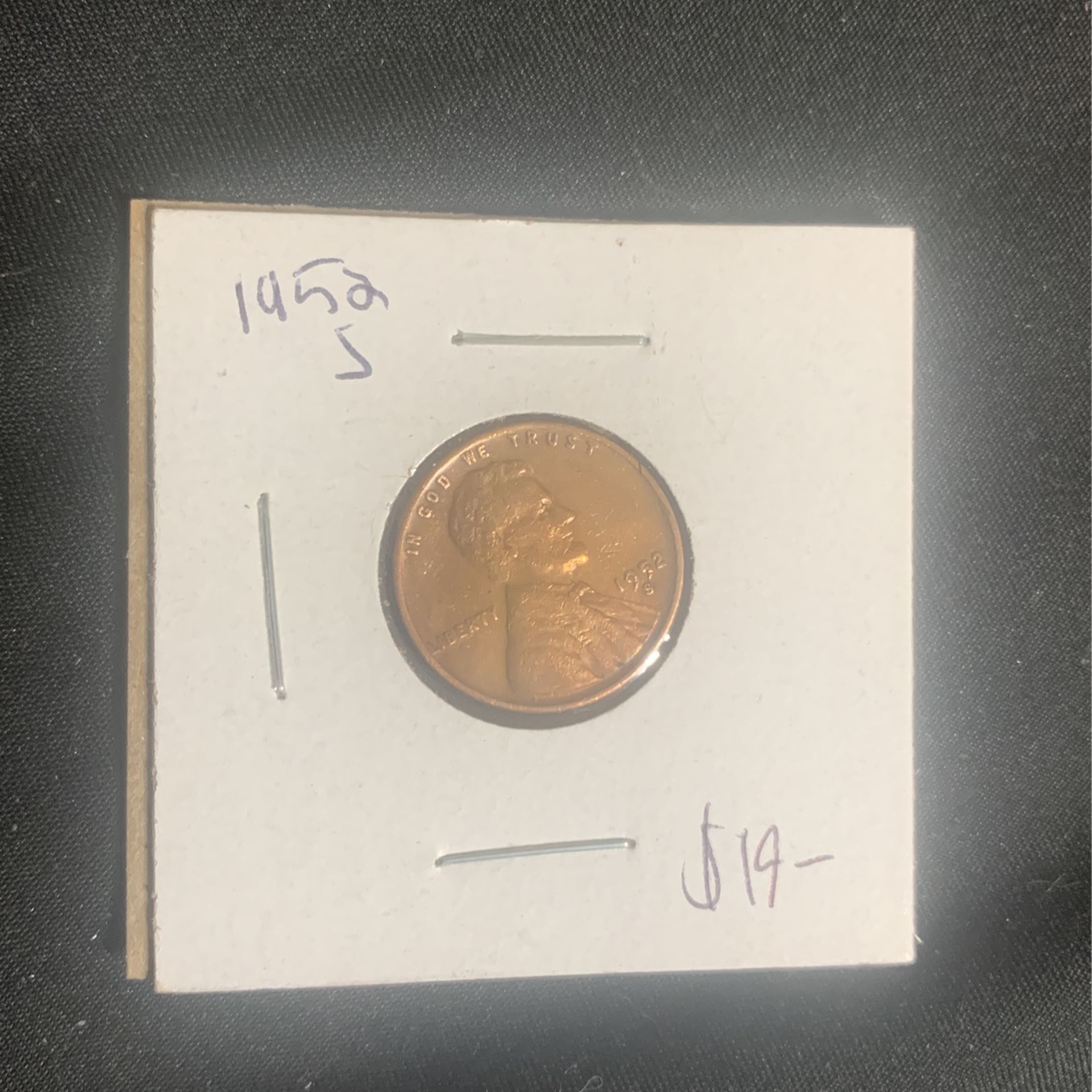 1952 S Wheat Penny