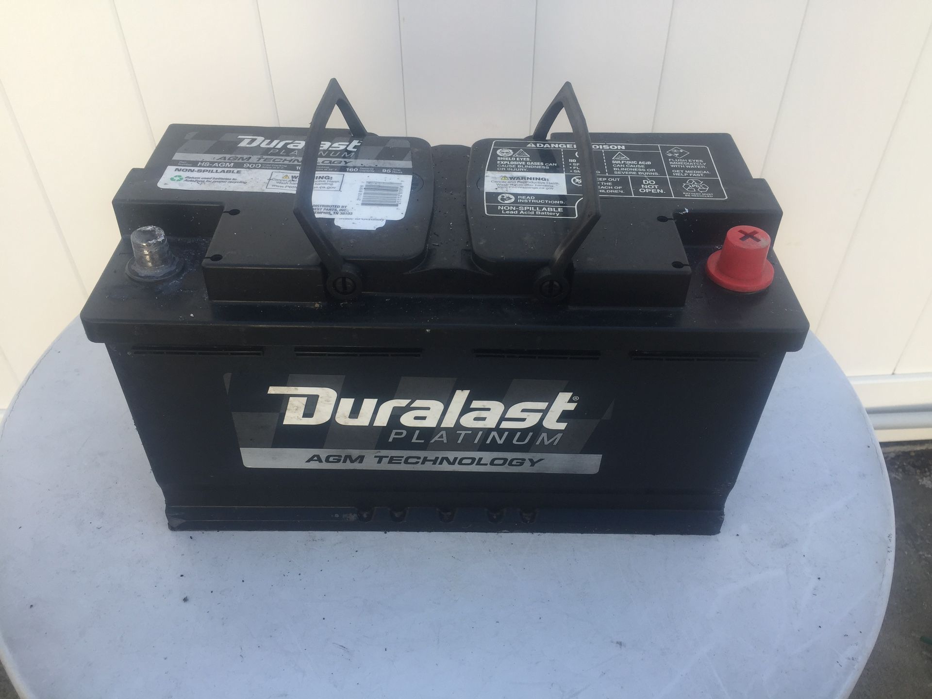 Brand New Duralast Platinum H8 Battery Batteries 