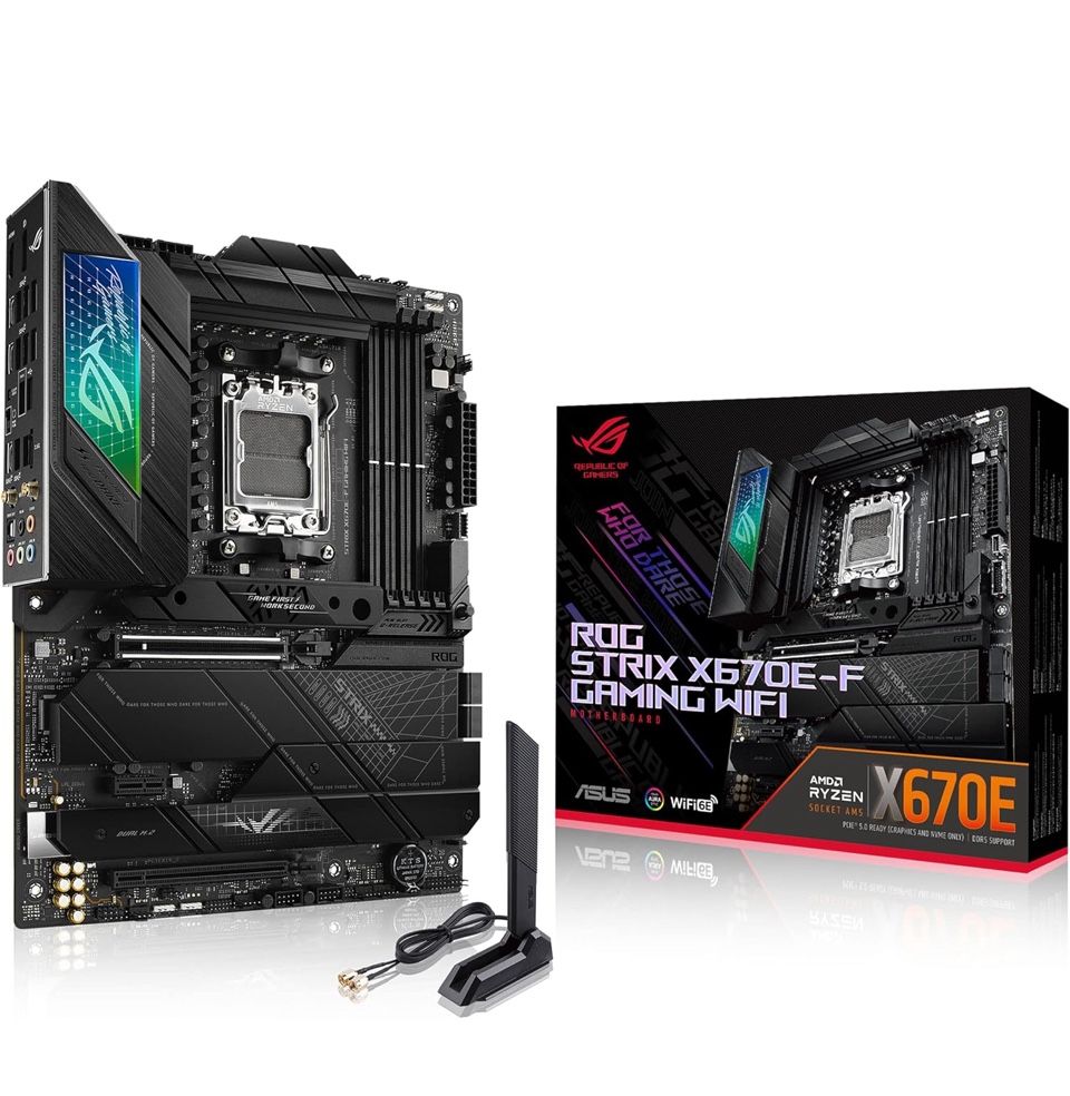 Brand New ASUS ROG STRIX X670E-F GAMING WIFI AMD X670 Socket AM5 ATX