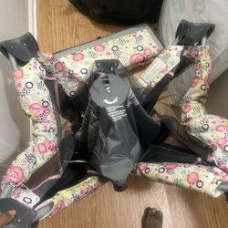 A baby or toddler bed