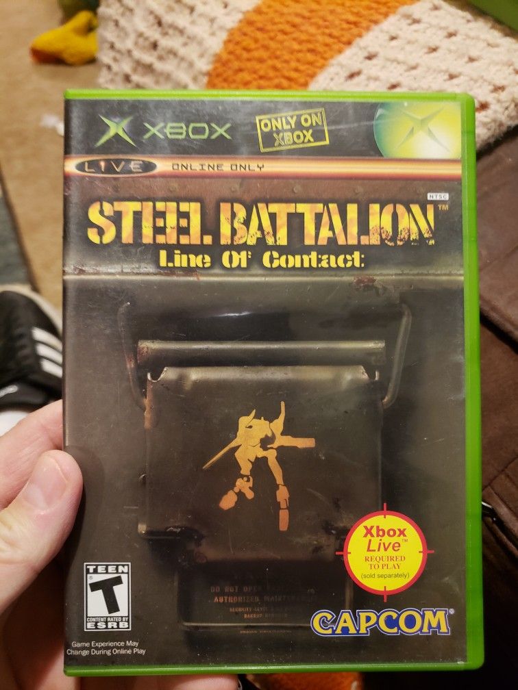 Original Xbox Game Steel Battalion  Line Of Contact Complete Mint Condition