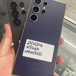 S24 & S25 Ultra Unlocked. Cash Or $50 Down W Approval 