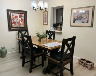 Handmade Solid Wood Dining Table