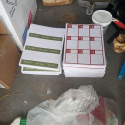 Retail Items, Stickers Signs Tags ECT.. 