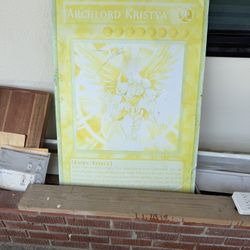 Damaged Yugioh Giant Card Kristia 