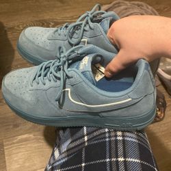 Nike Air Force 1 low 07 lv8 suede noise aqua, Size 11 