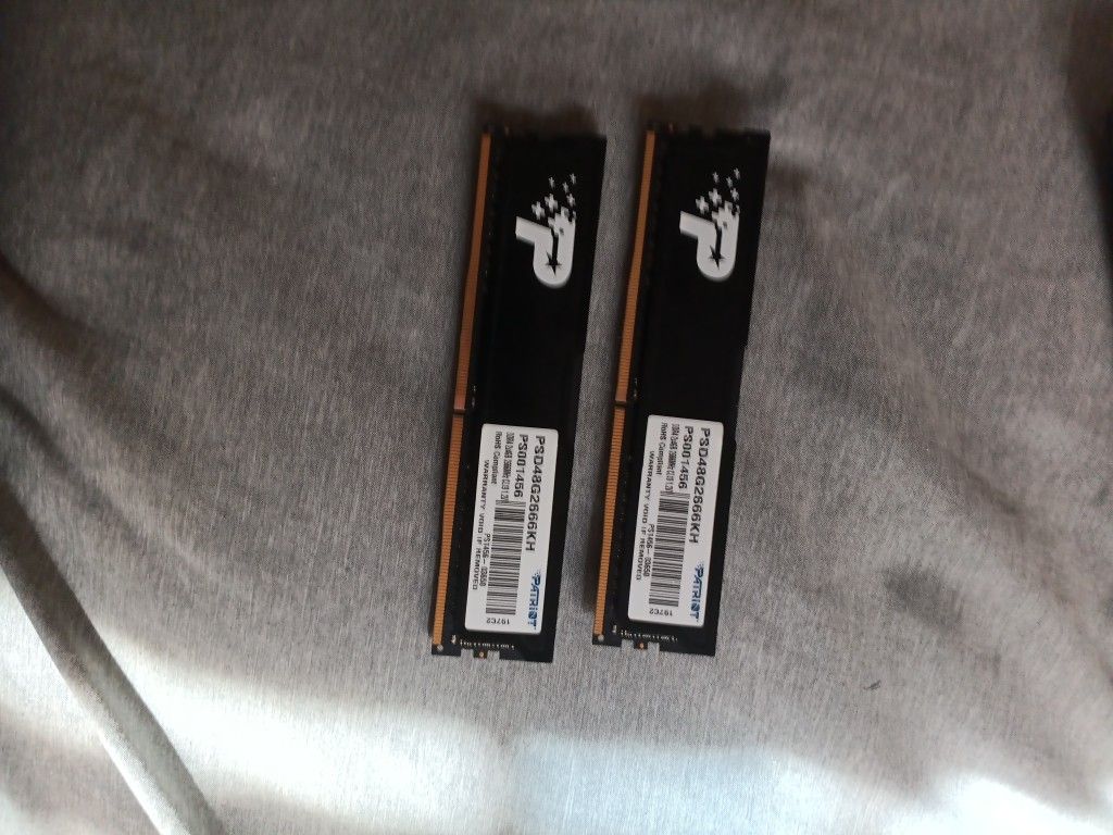 2x4gb Patriot 2666mhz Gaming Ram