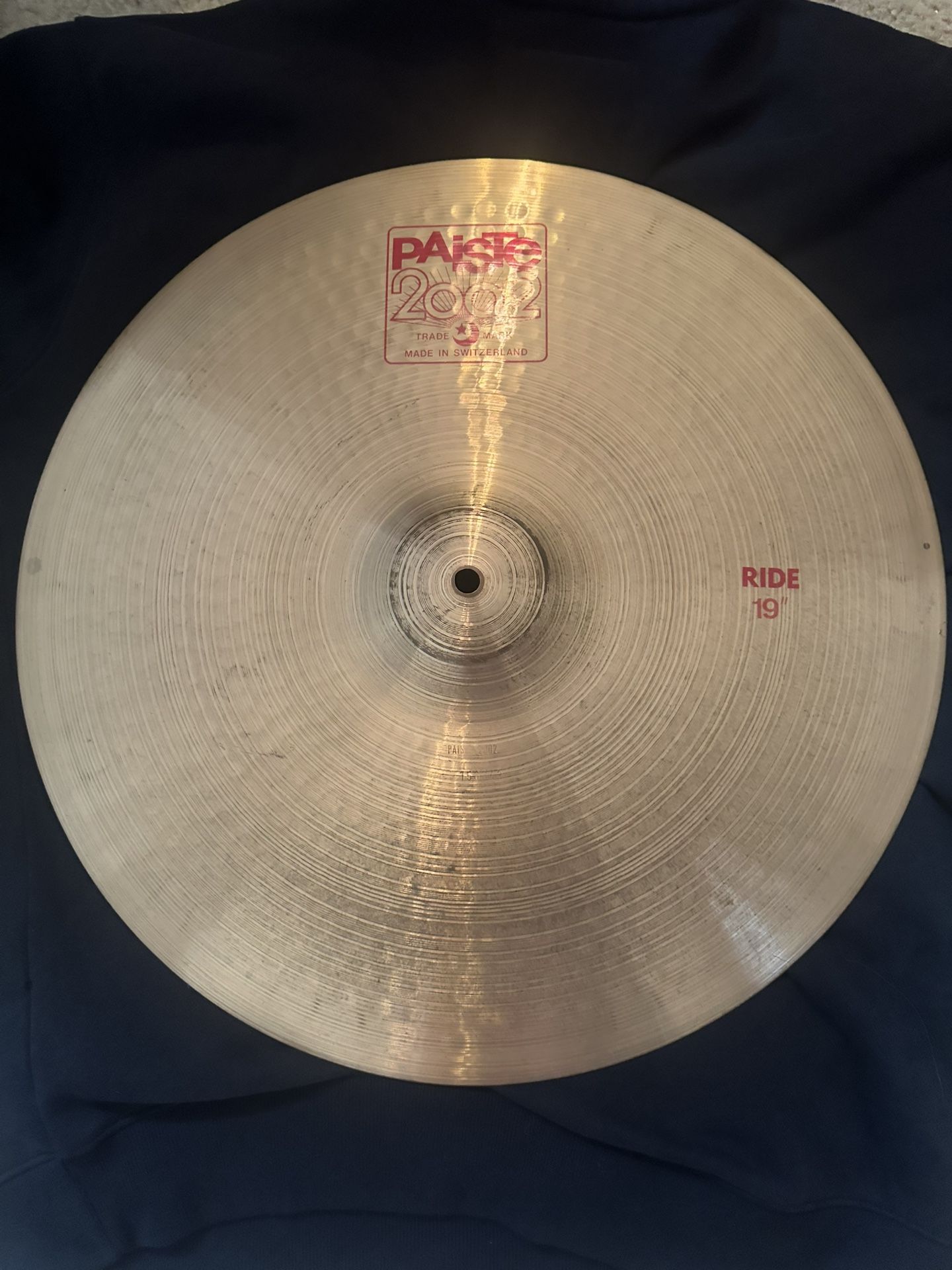 Paiste 19” 2002 Ride Cymbal For Drum Set 🥁 Rare!