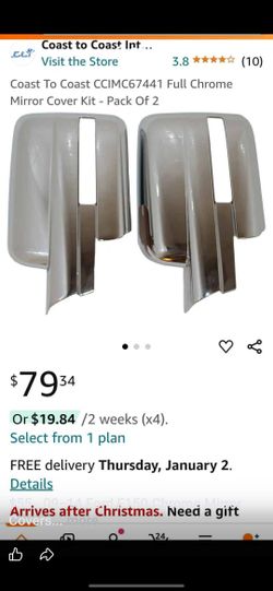 
09-14 Ford F150 Chrome Mirror Covers
Brand new 
$55