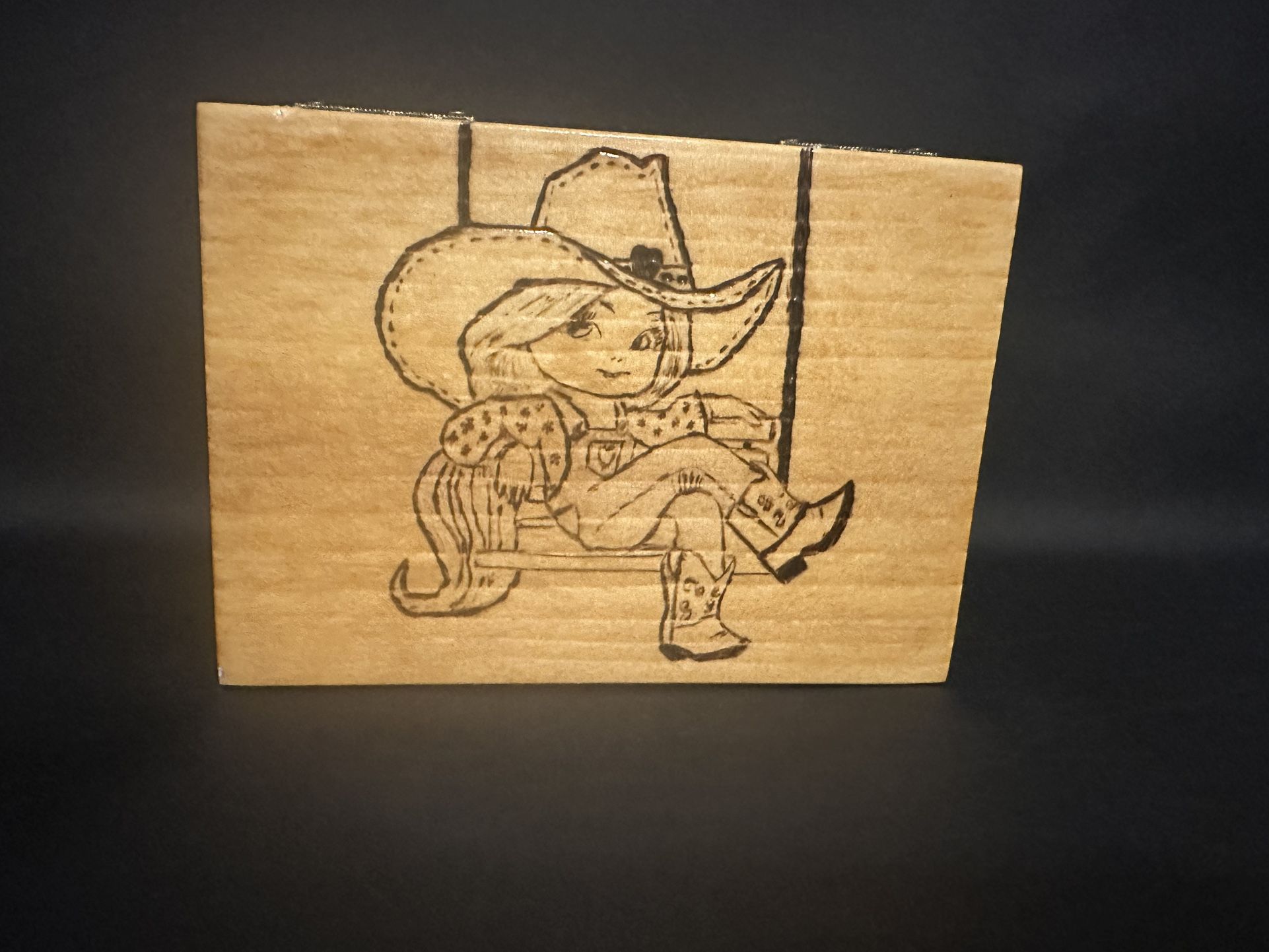 Cowgirl And Pony