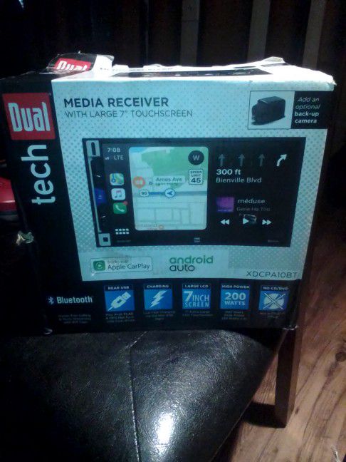 Dual Media Receiver With 7 Inch Large screen