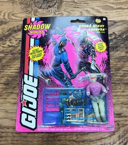 Cobra Night Creeper Figure New 1993 Shadow Ninjas Hasbro GI Joe Ninja MOC