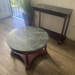 2pcs marble tables