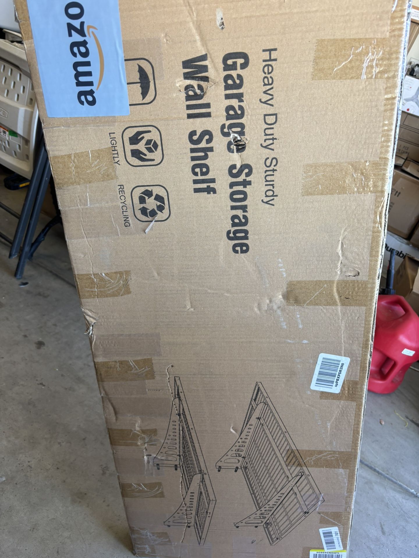 2 Pack Garage Wall Shelving 