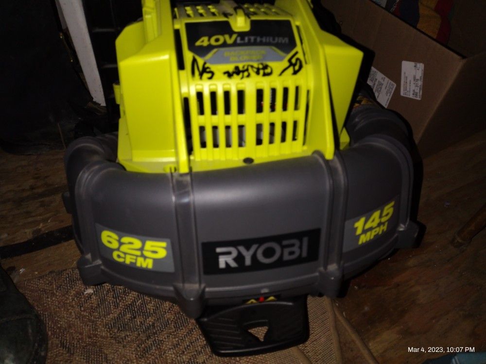 Ryobi 40V Backpack Blower