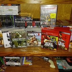PlayStation 3 🔸️8 Top Tier 🎮 Games ▫️Call Of Duty 2 ▫️Call Of 3▫️Call Of Duty 4 ▫️Far Cry 3 》 RdR》° Game of TheYear Ed ! 》Uncharted 3 New Copy!!