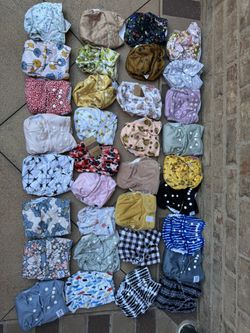 cloth diapers and accessories