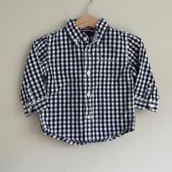 Tommy Hilfiger Baby Boys Baxter Gingham Button-Down Shirt 