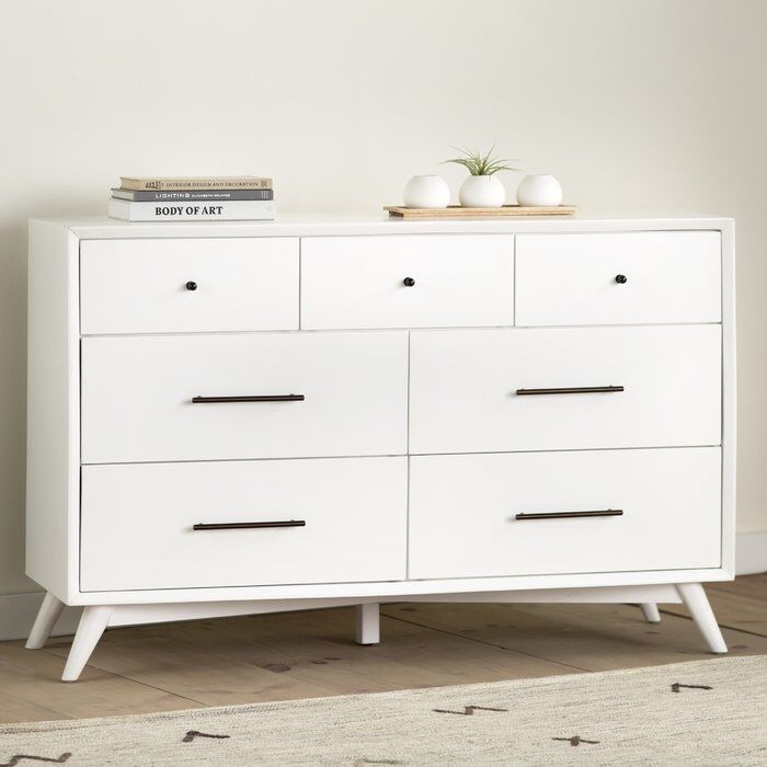 New Parocela 7 Drawer Dresser By Langley Street - White Modern