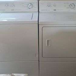 Amana Super Capacity Commercial Speed Queen Washer And Dryer Set 