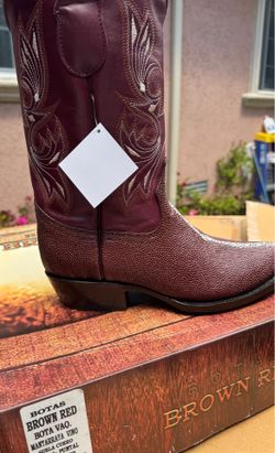 Botas brown red WAREHOUSE SALE