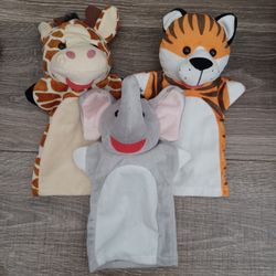 Zoo Animal Hand Puppets
