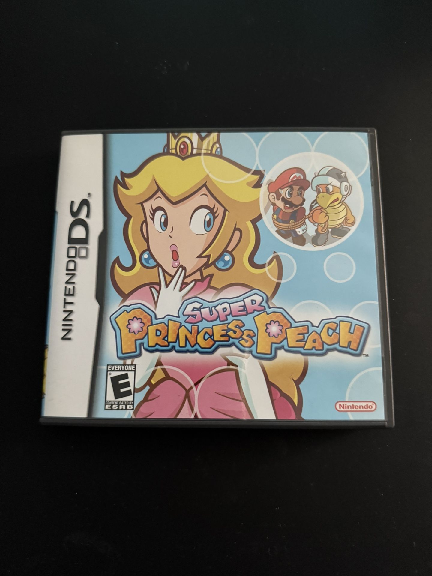 Super Princess Peach Authentic Case And Manual ONLY