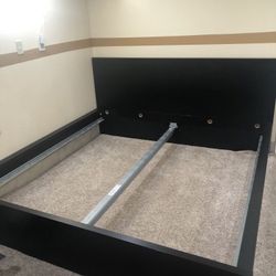 IKEA Bed Frame, Black, King Size