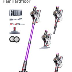 Cordless Vacuum Cleaner, 550W/45Kpa/60Mins Stick Vacuum
