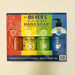 Mrs Meyer's Clean Day Hand Soap 16fl oz 4 Pack