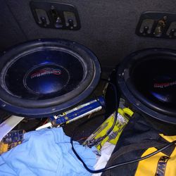 2 American Bass 15" Subs