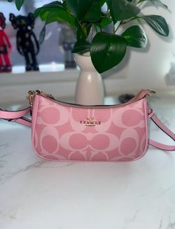 Pink coach bag