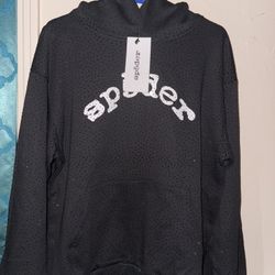 Brand New Black VVS Sp5der Hoodies
