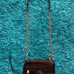 Rebecca Minkoff Crossbody Black Mini MAC Snakeskin Leather.  Barely used! Perfect condition! 