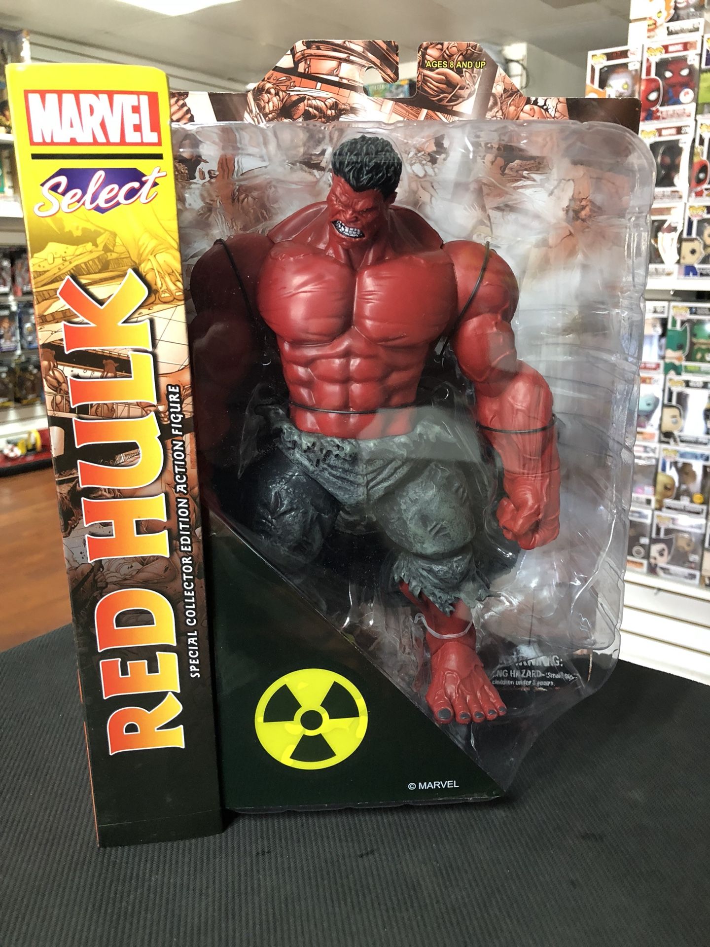 Marvel Select Red Hulk Diamond Select Marvel 7” Inch