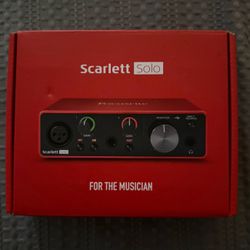 Focusrite Scarlett Solo 3rd Gen USB Audio