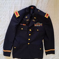 Army Officer Dress Blues Complete 1989 - Lance Missile Vet Owned