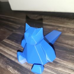 Low Poly Snorlax Pokémon Doorjam