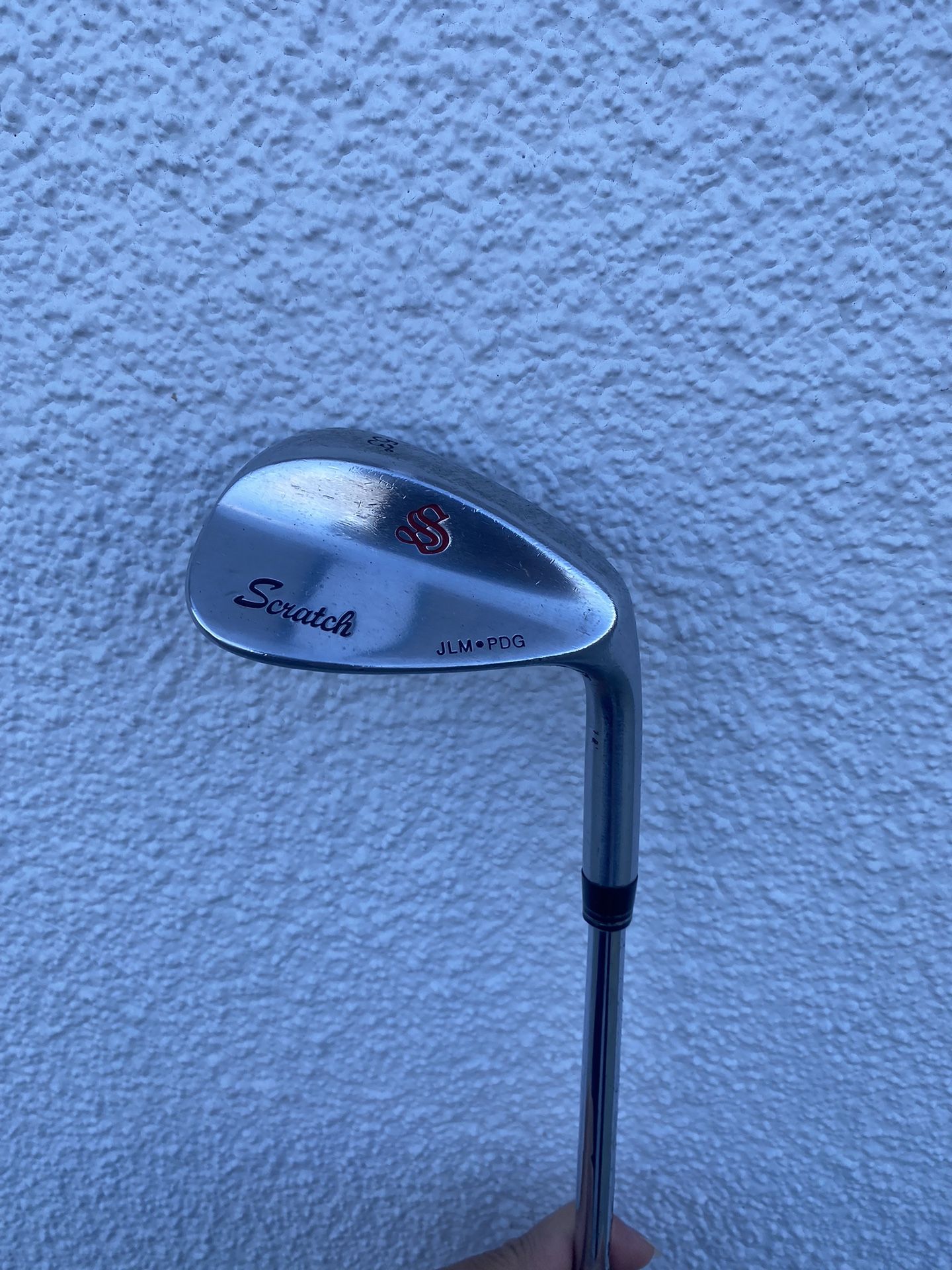 SCRATCH GOLF 53-DEGREE JLM-PDG Gap WEDGE