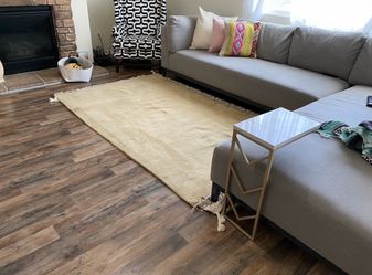 Gray L SHAPE sofa - easy to clean comfy and durable fabric