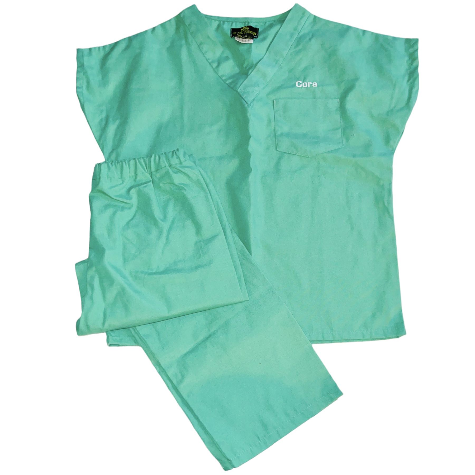 Natural Uniforms Green Hospital Doctor Scrubs Costume